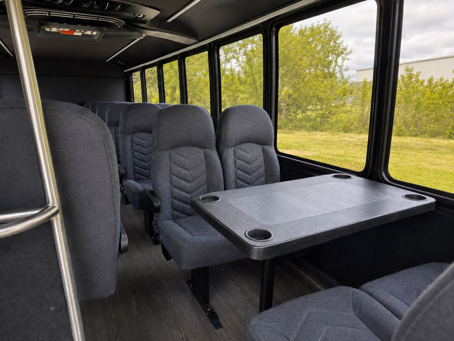tampa 18 passenger minibus inside