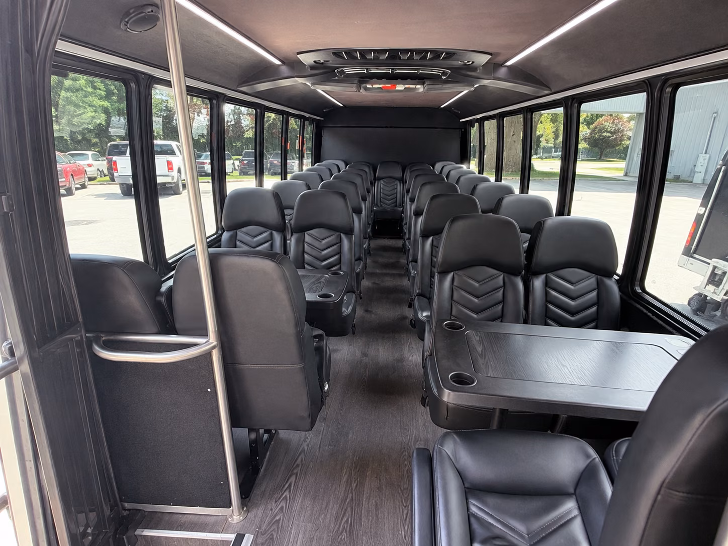 tampa 18 passenger minibus interior