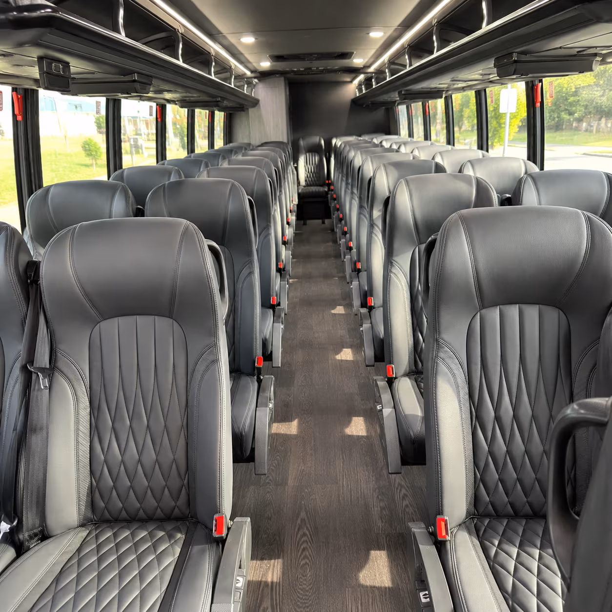 tampa 25 passenger minibus inside