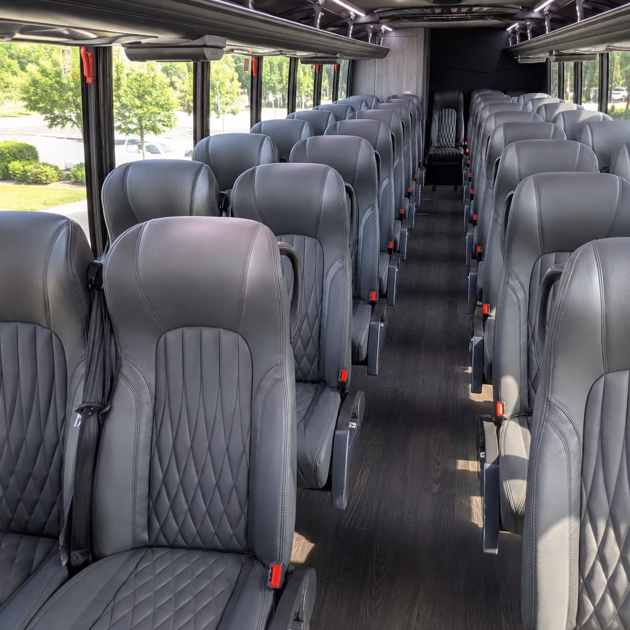 tampa 28 passenger minibus inside