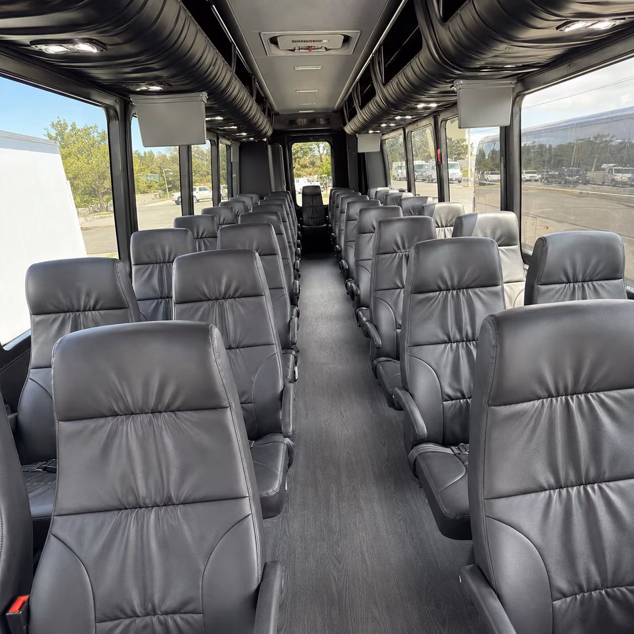 tampa 30 passenger minibus inside