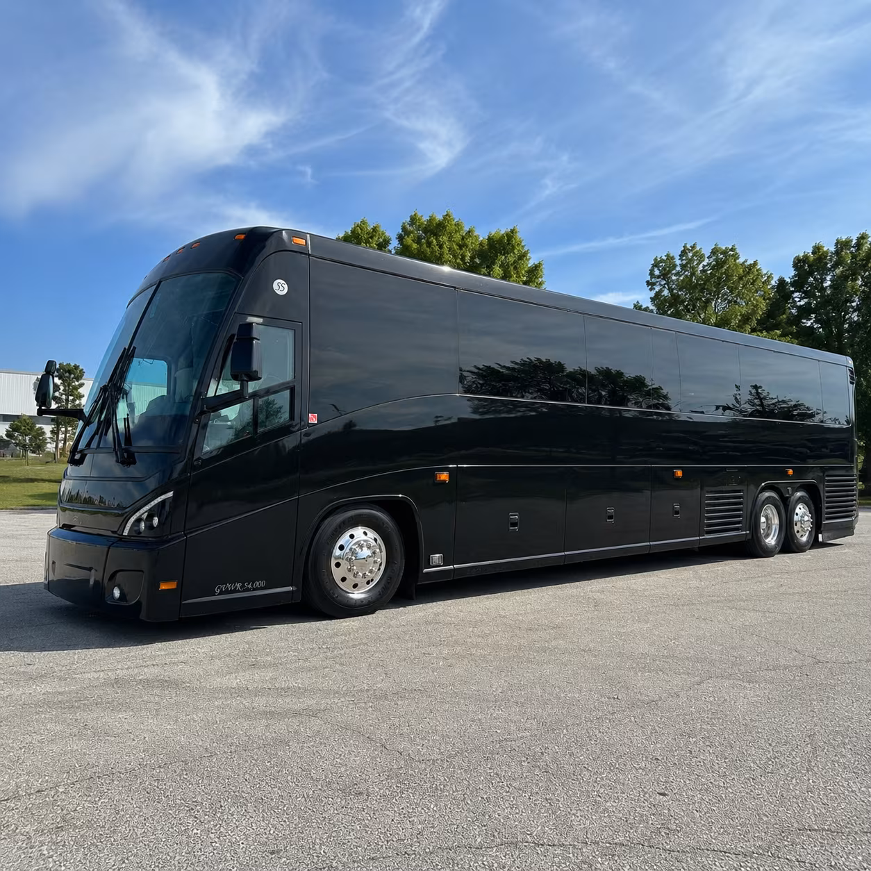 tampa 47 passenger charter bus