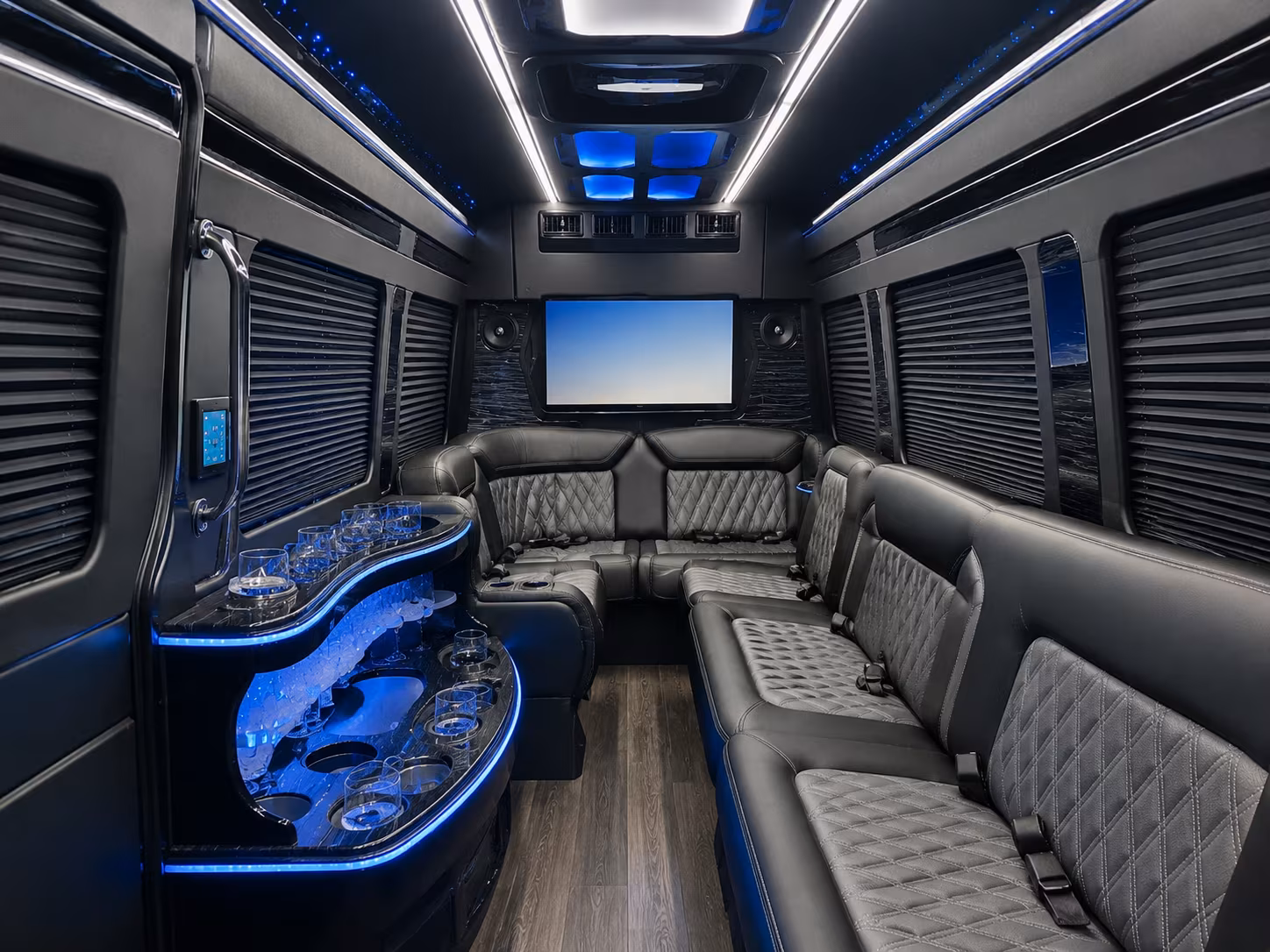 tampa bachelor bachelorette transportation onboard seating
