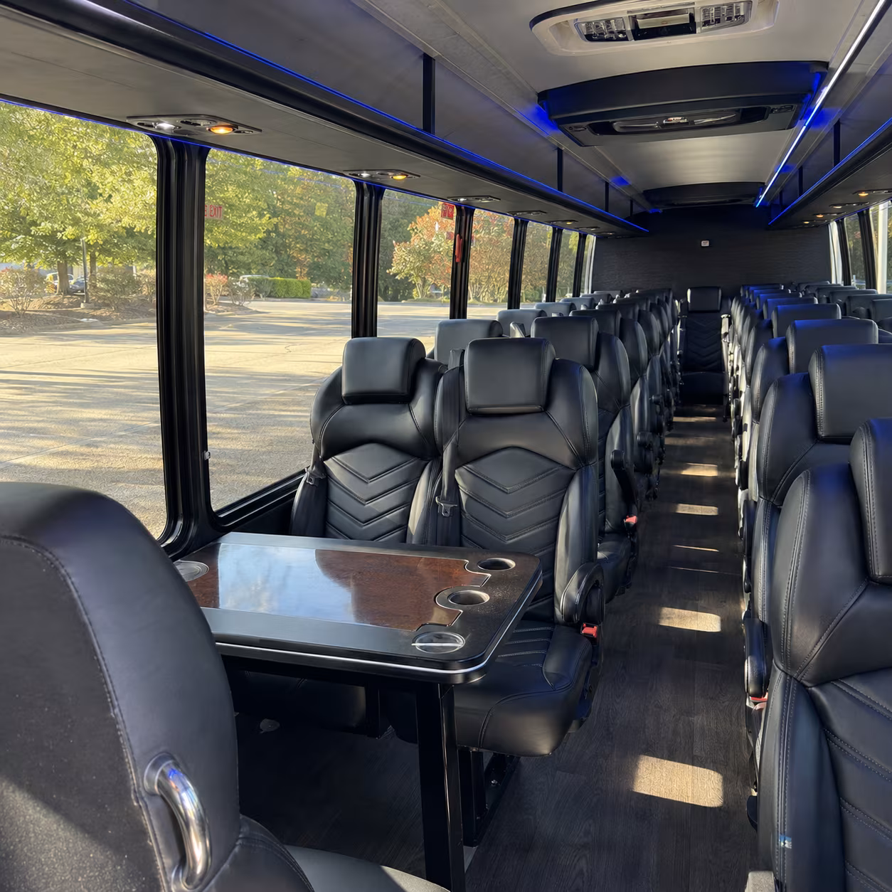 tampa religious group transportation onboard seating