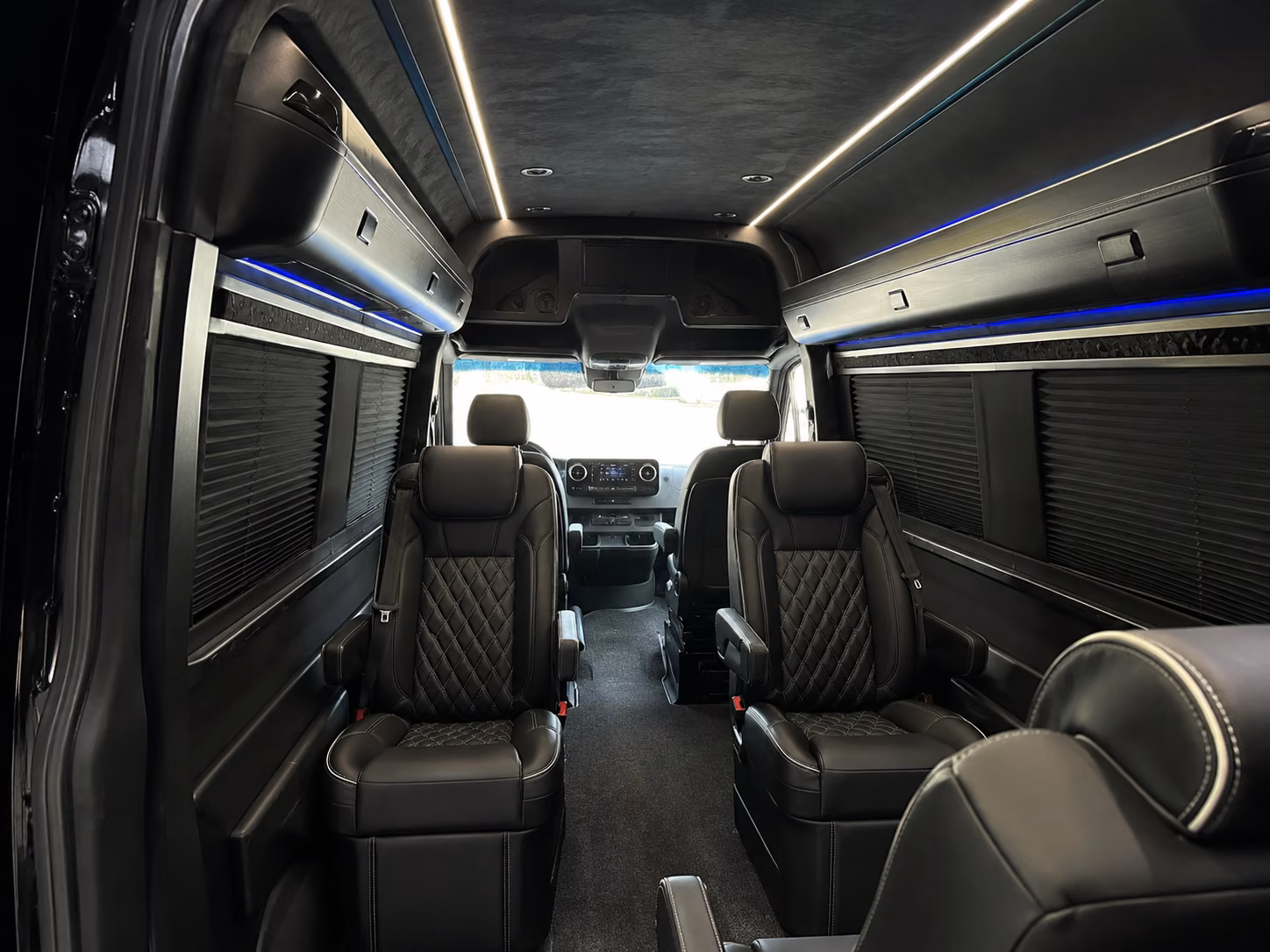 tampa sprinter van with driver inside